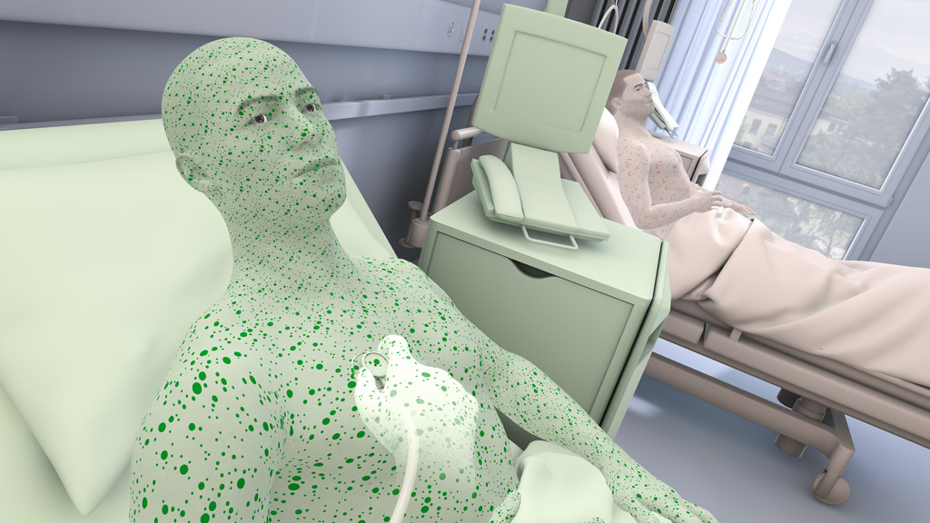 Patient zones in ViRTUE